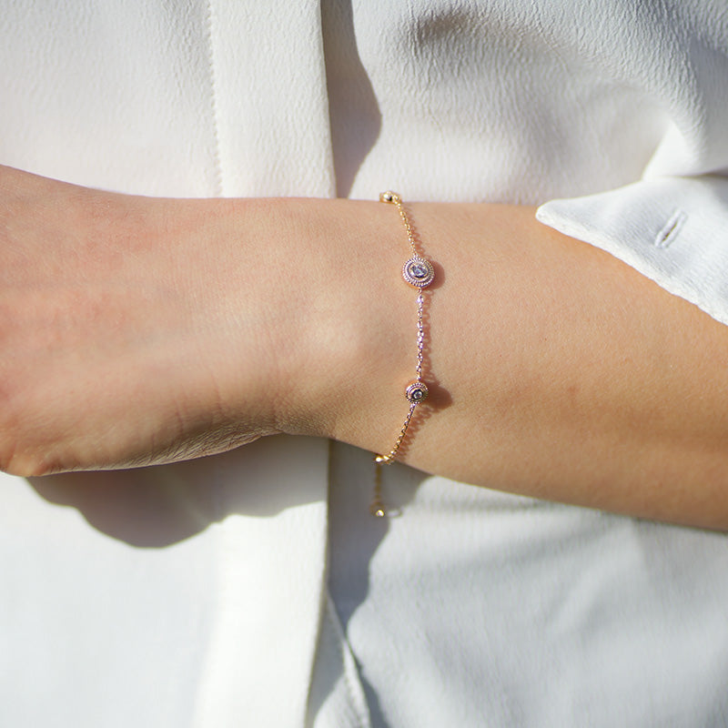 Smeraldo Armbänder Armkette Paola gold