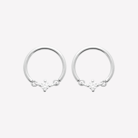 Smeraldo Ohrstecker Ohrringe Ohrringe Silvana silber