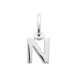 SMERALDO Anhänger Buchstaben-Anhänger L'Iniziale N Silber