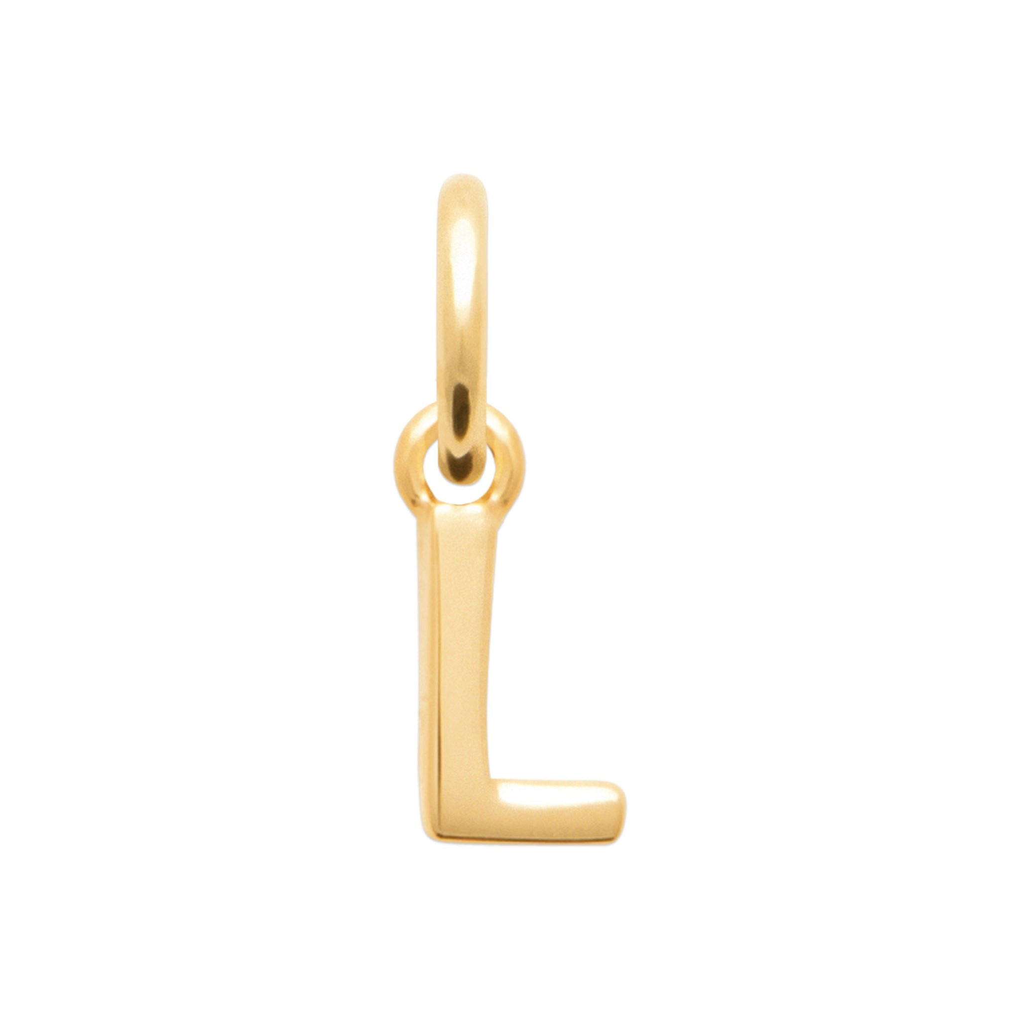 SMERALDO Anhänger Buchstaben-Anhänger L'Iniziale L Gold