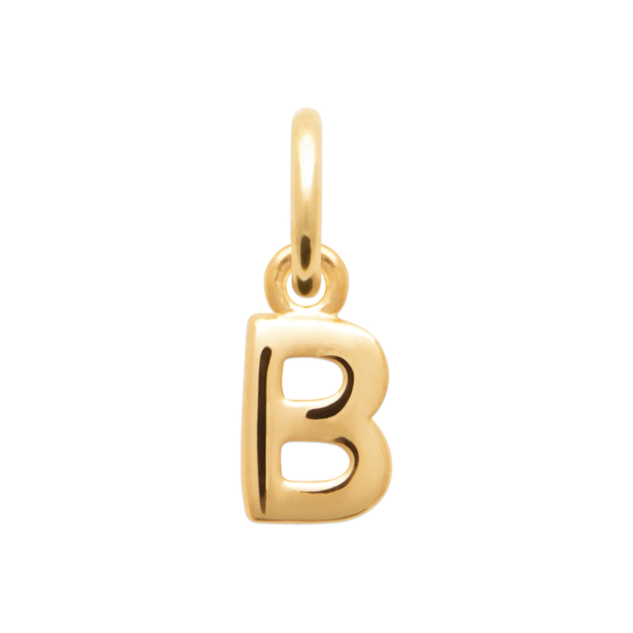 SMERALDO Anhänger Buchstaben-Anhänger L'Iniziale B Gold