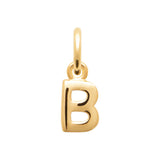 SMERALDO Anhänger Buchstaben-Anhänger L'Iniziale B Gold