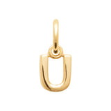 SMERALDO Anhänger Buchstaben-Anhänger L'Iniziale U Gold