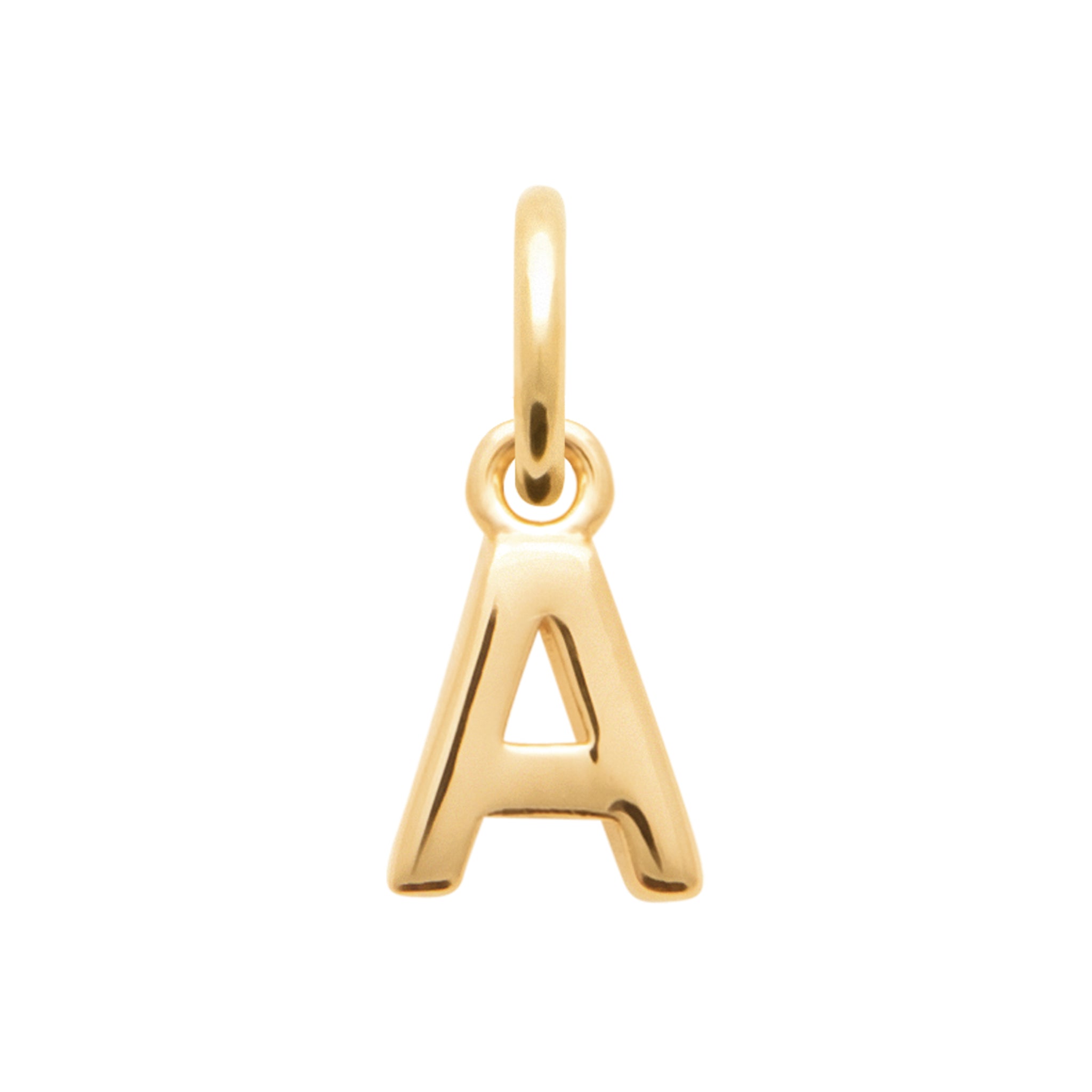 SMERALDO Anhänger Buchstaben-Anhänger L'Iniziale A Gold