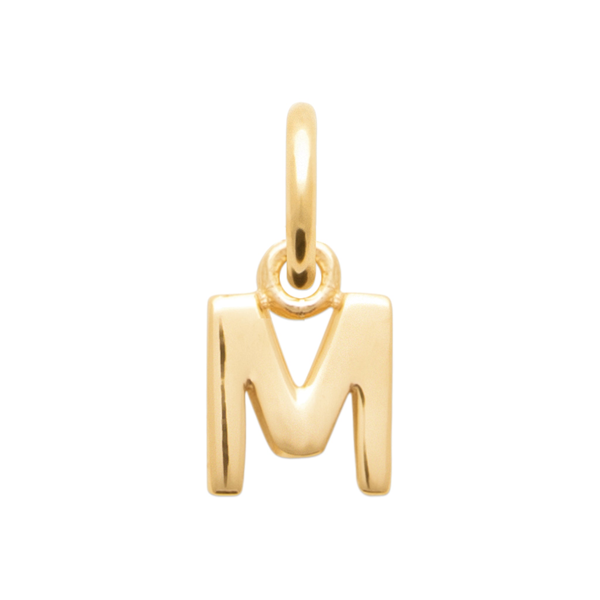 SMERALDO Anhänger Buchstaben-Anhänger L'Iniziale M Gold