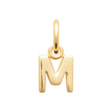 SMERALDO Anhänger Buchstaben-Anhänger L'Iniziale M Gold