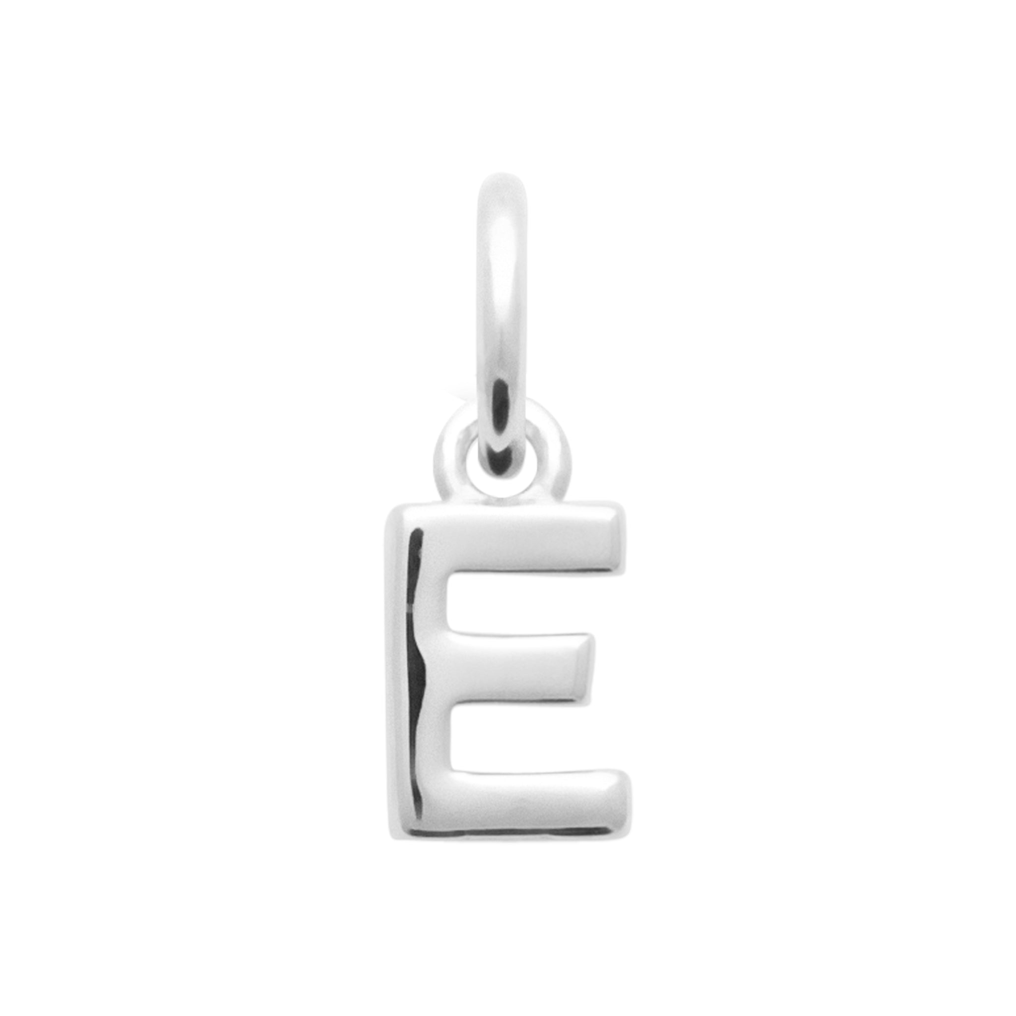 SMERALDO Anhänger Buchstaben-Anhänger L'Iniziale E Silber