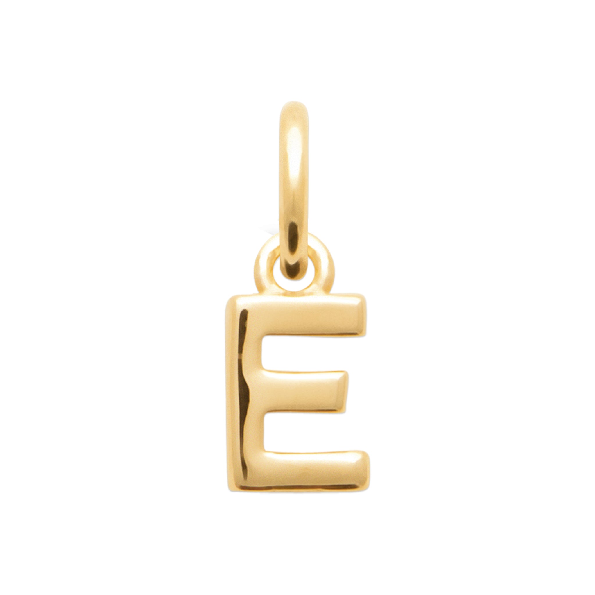 SMERALDO Anhänger Buchstaben-Anhänger L'Iniziale E Gold