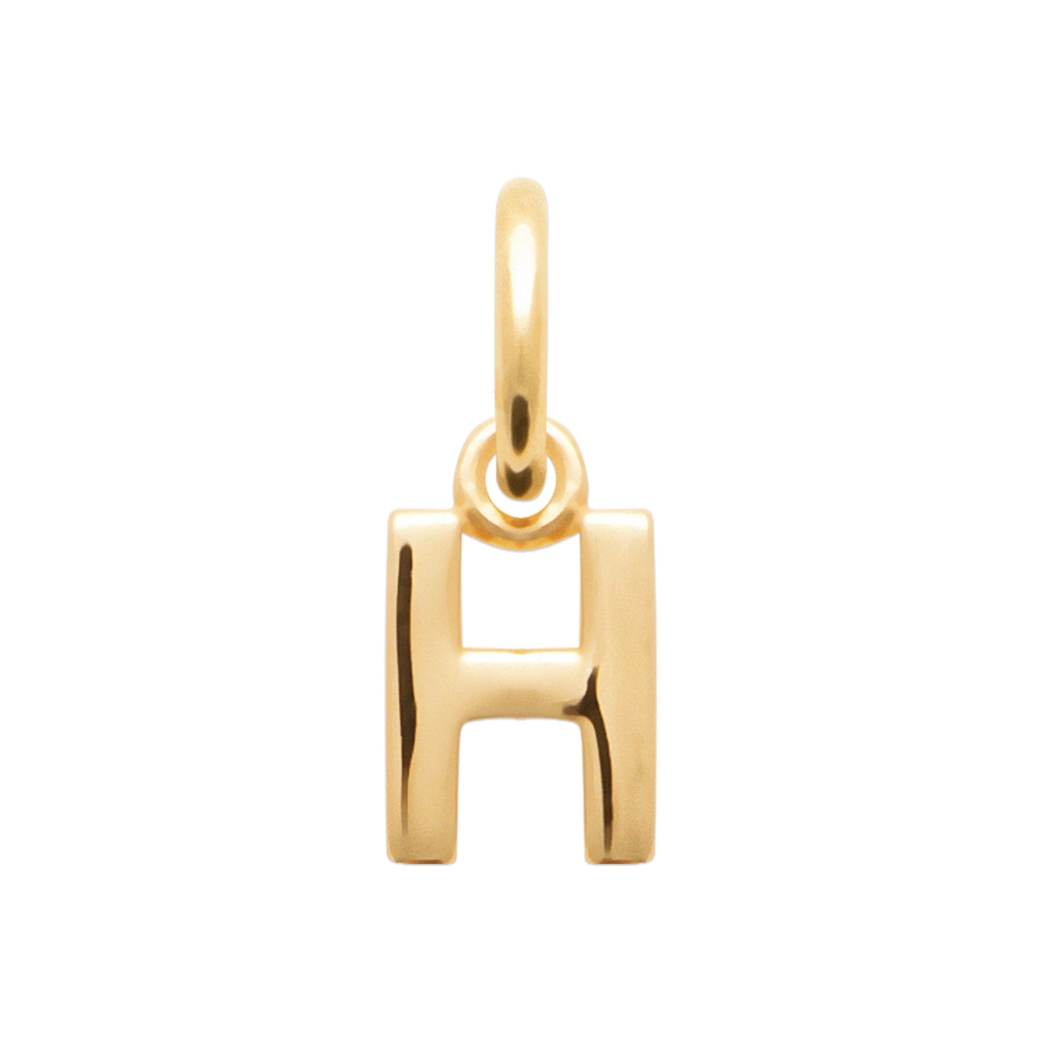 SMERALDO Anhänger Buchstaben-Anhänger L'Iniziale H Gold
