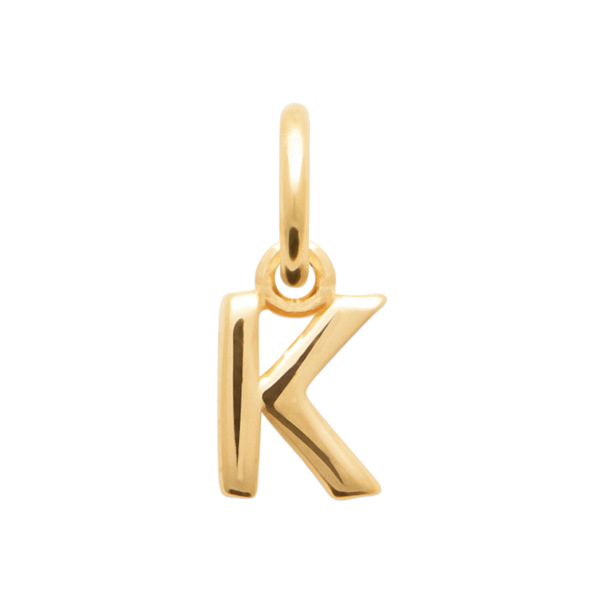 SMERALDO Anhänger Buchstaben-Anhänger L'Iniziale K Gold