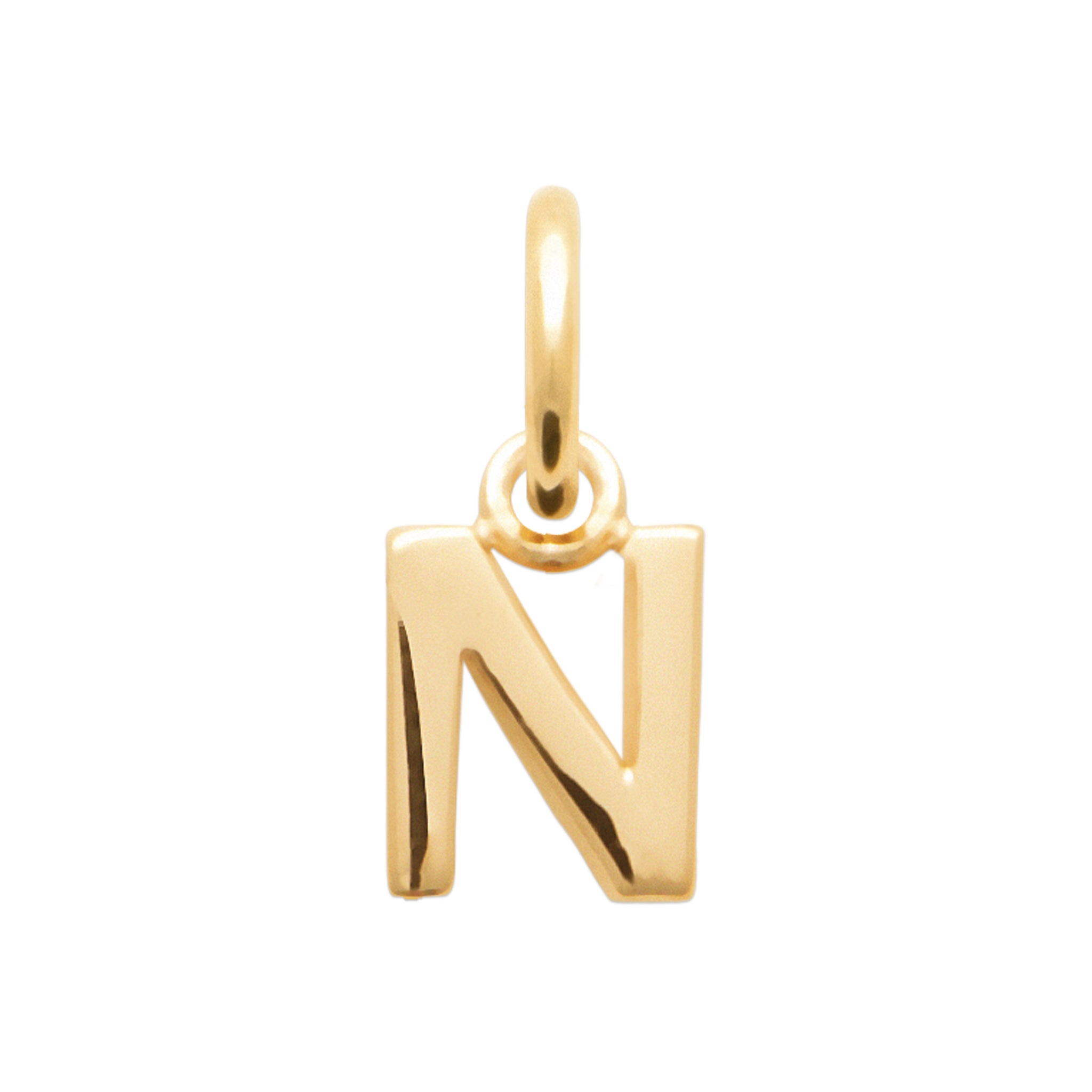 SMERALDO Anhänger Buchstaben-Anhänger L'Iniziale N Gold