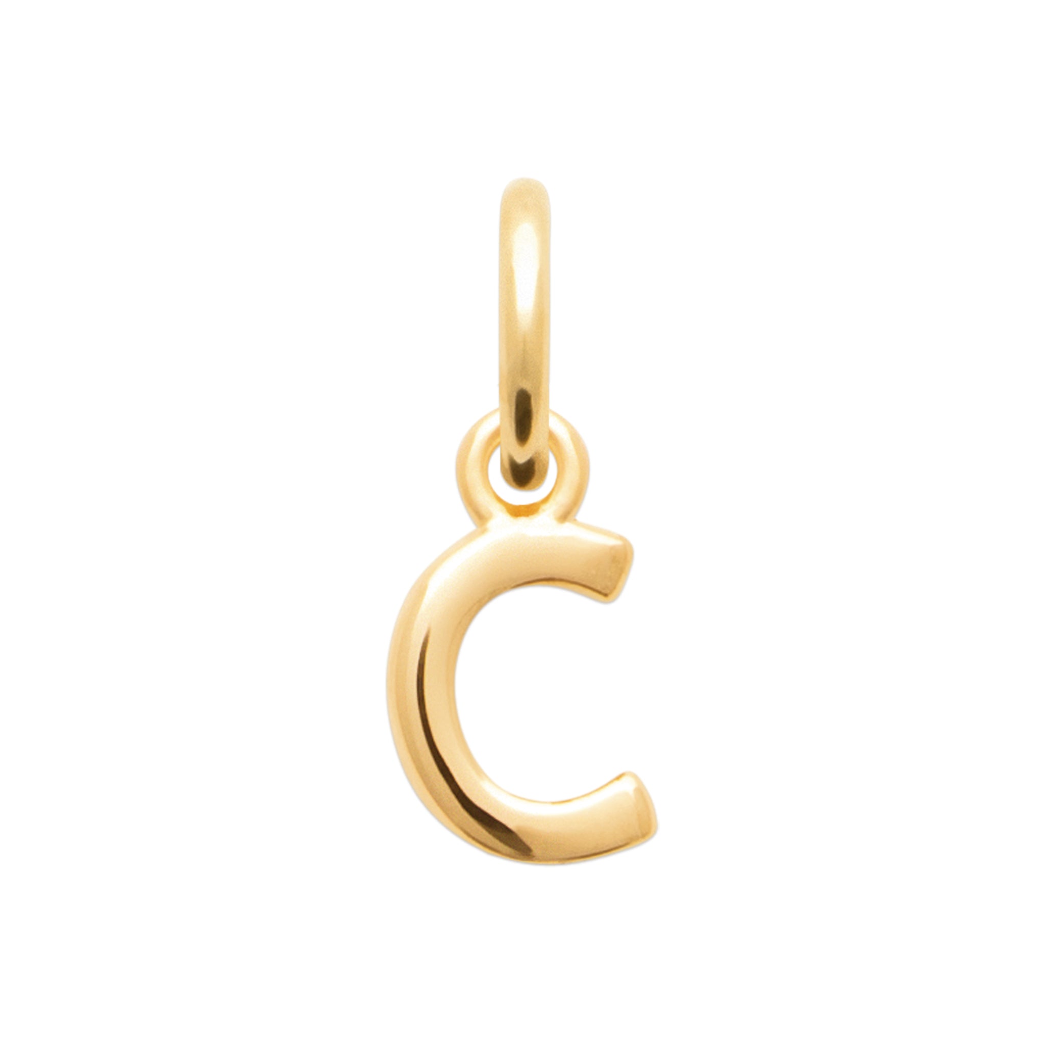 SMERALDO Anhänger Buchstaben-Anhänger L'Iniziale C Gold