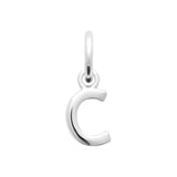 SMERALDO Anhänger Buchstaben-Anhänger L'Iniziale C Silber