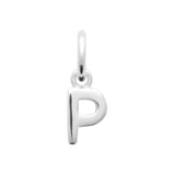 SMERALDO Anhänger Buchstaben-Anhänger L'Iniziale P Silber