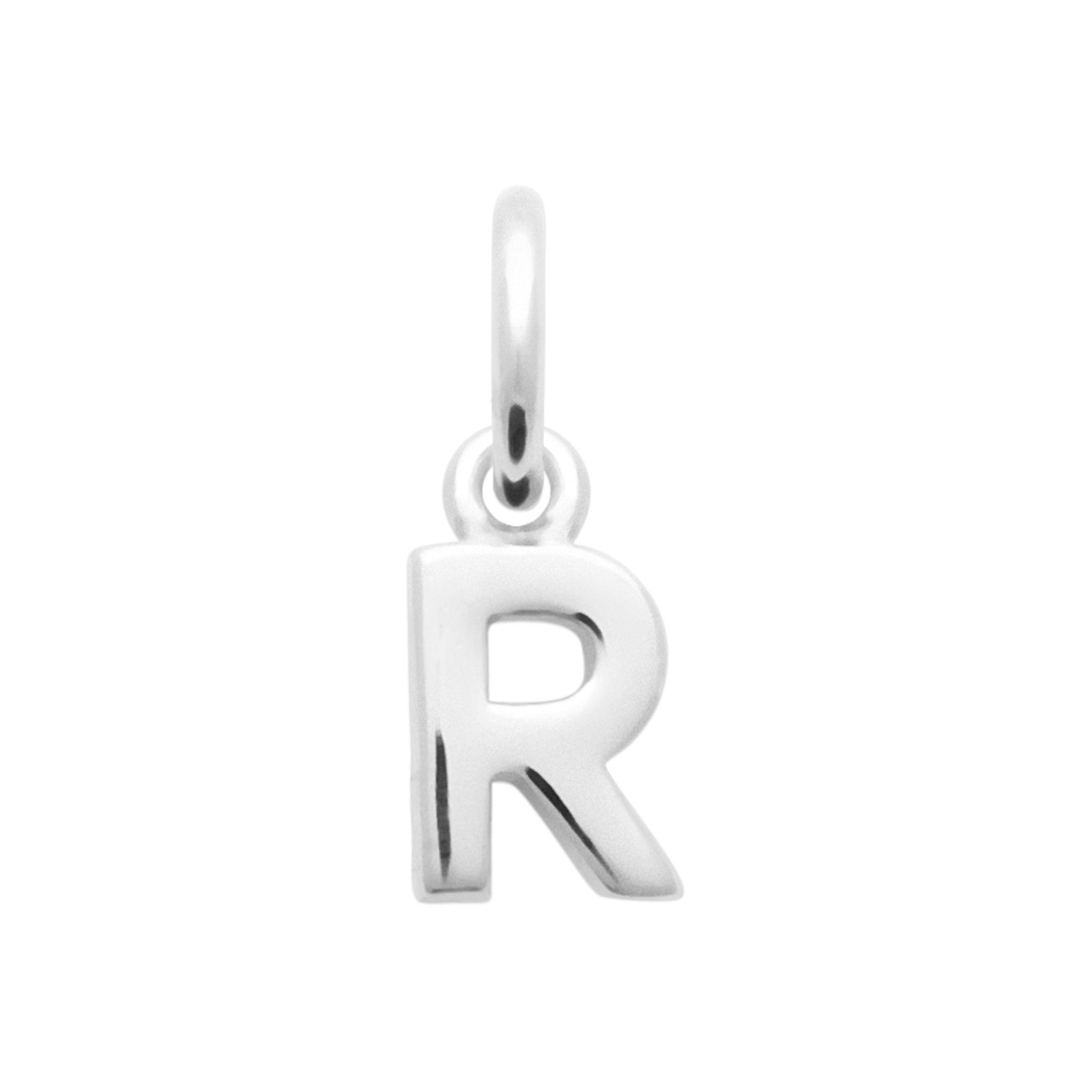 SMERALDO Anhänger Buchstaben-Anhänger L'Iniziale R Silber