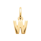 SMERALDO Anhänger Buchstaben-Anhänger L'Iniziale W Gold