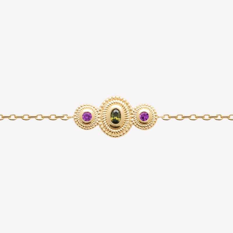 Smeraldo Armbänder Armkette Aloisia gold