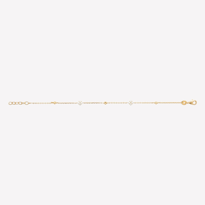 Smeraldo Armbänder Armkette Corina gold