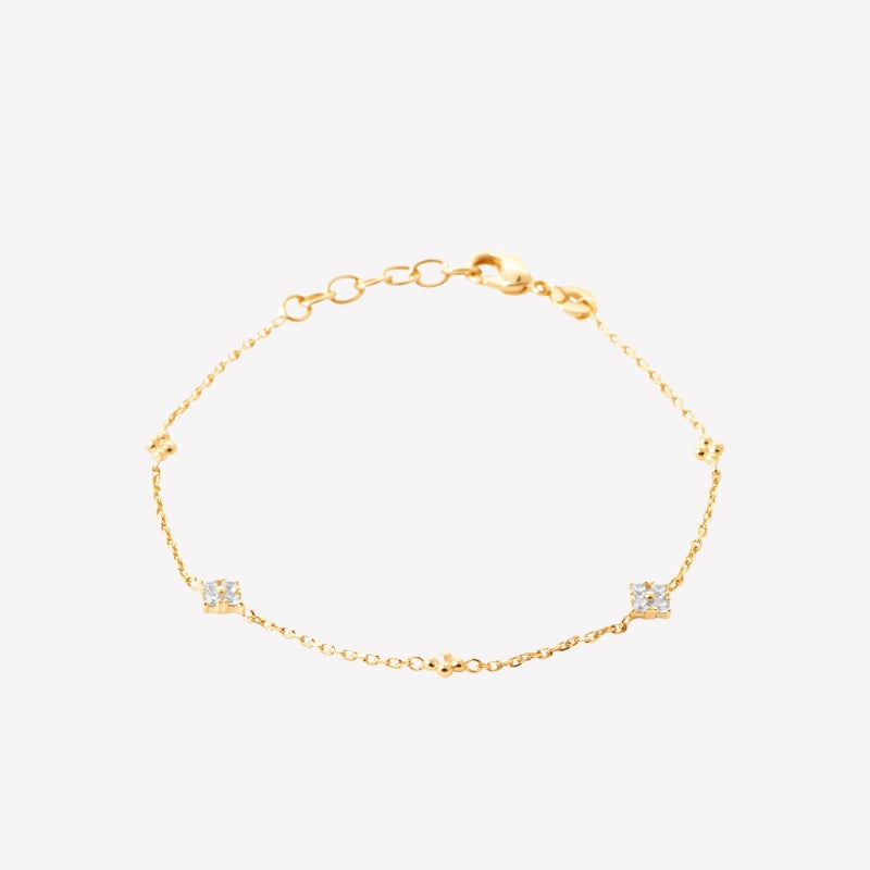 Smeraldo Armbänder Armkette Corina gold