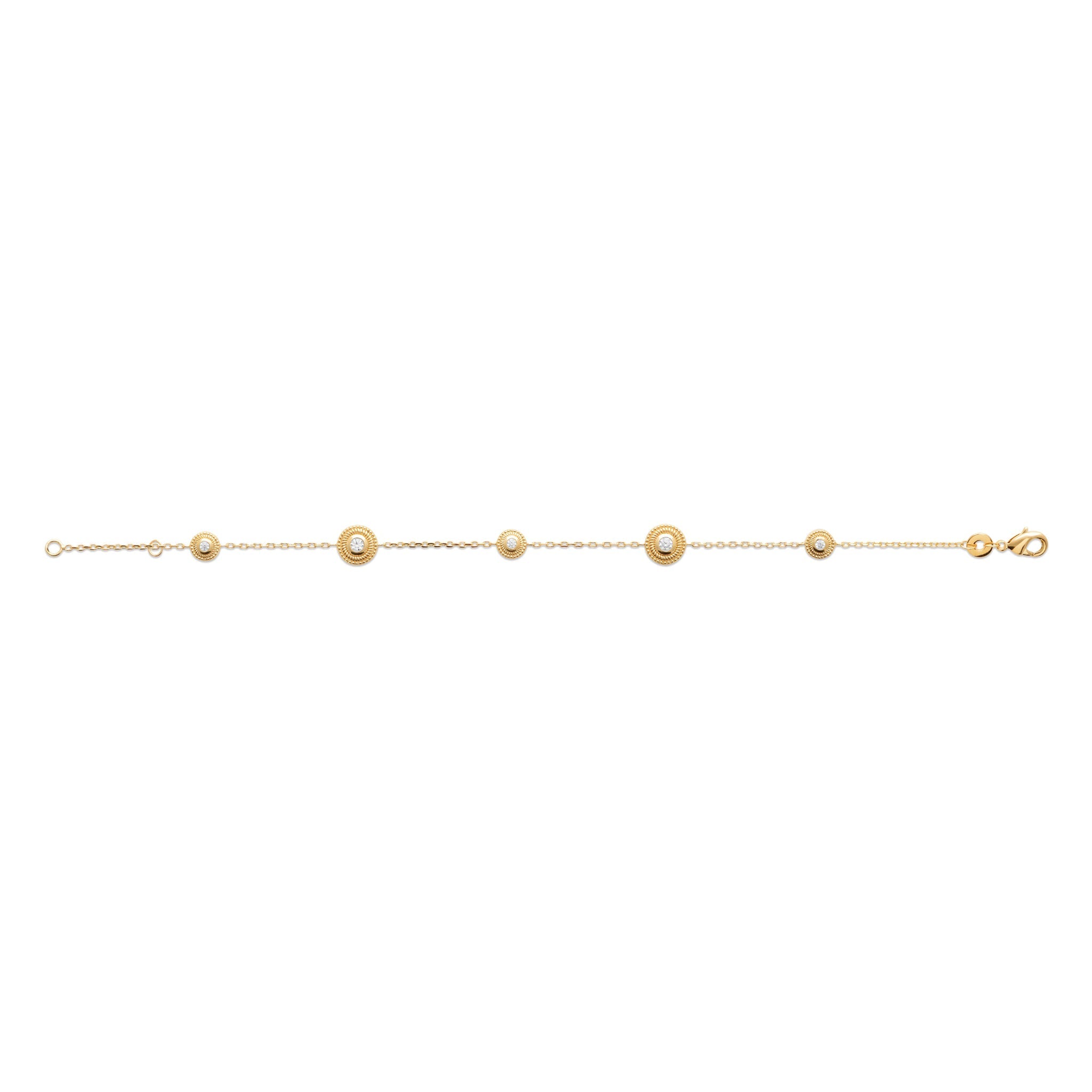 Smeraldo Armbänder Armkette Paola gold