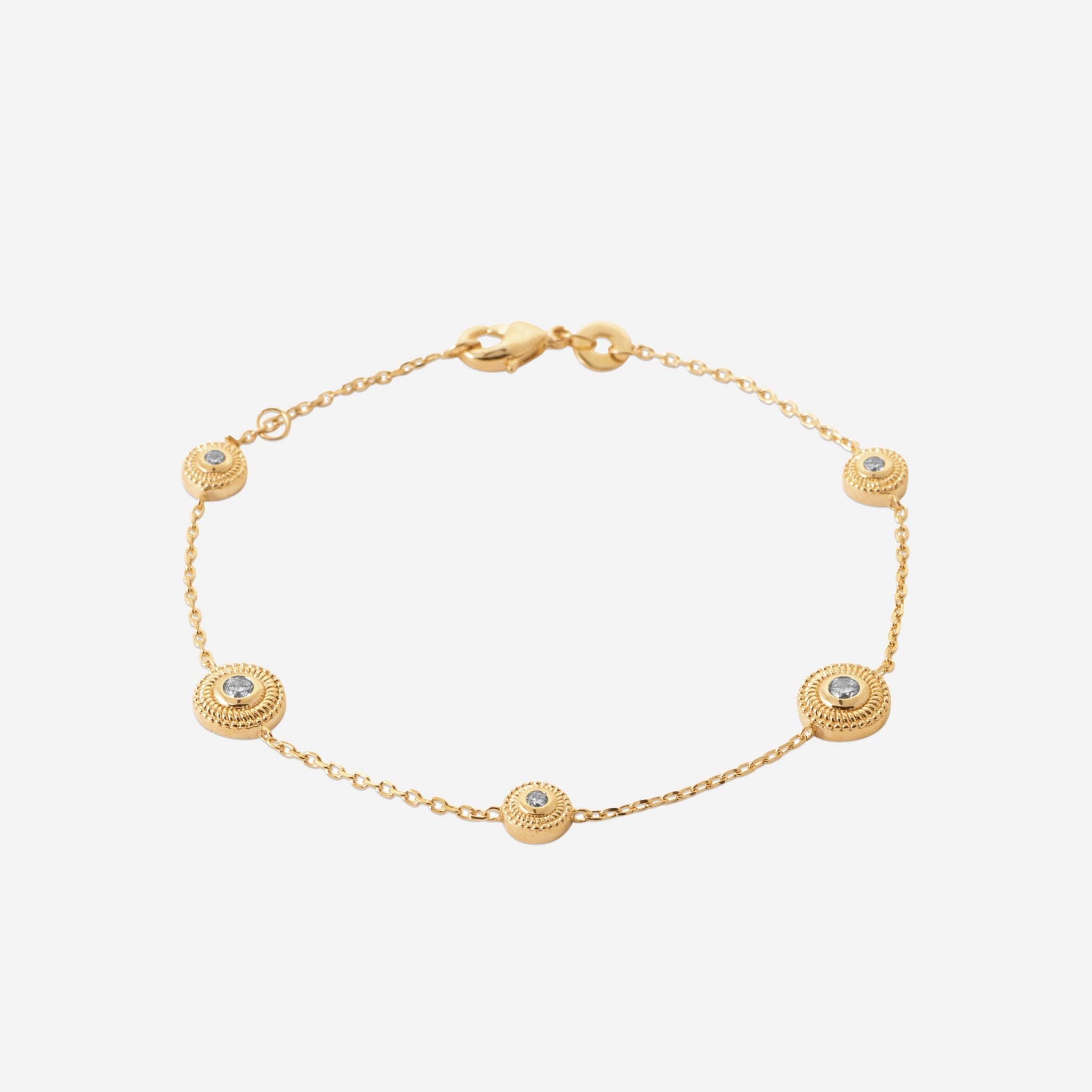 Smeraldo Armbänder Armkette Paola gold