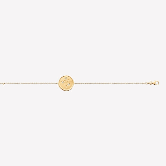 Smeraldo Armbänder Armkette Sternzeichen Waage gold