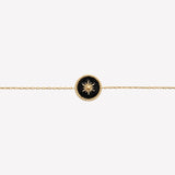 Smeraldo Armbänder Armkette Sole gold schwarz
