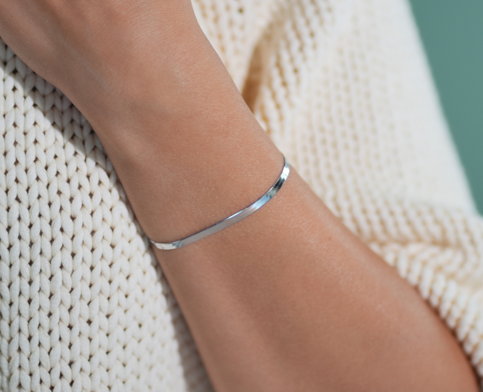 Smeraldo Armbänder Armkette Lidia silber