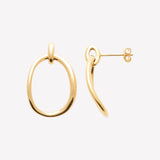 Smeraldo Hängende Ohrringe Ohrringe Acacia gold