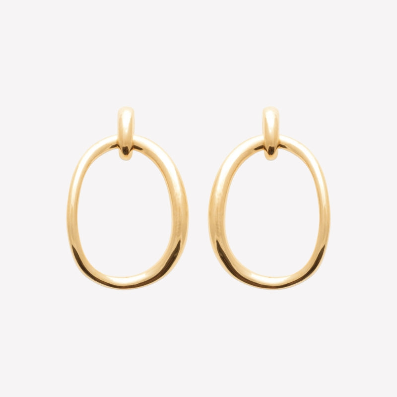 Smeraldo Hängende Ohrringe Ohrringe Acacia gold