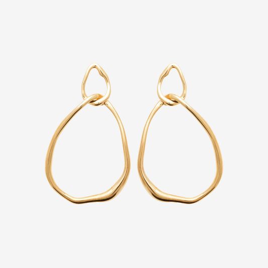 Smeraldo Hängende Ohrringe Ohrringe Mira gold