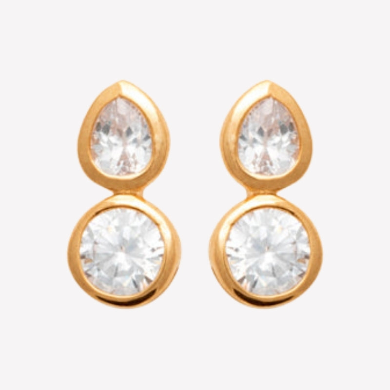 Smeraldo Hängende Ohrringe Ohrringe Rosalia gold