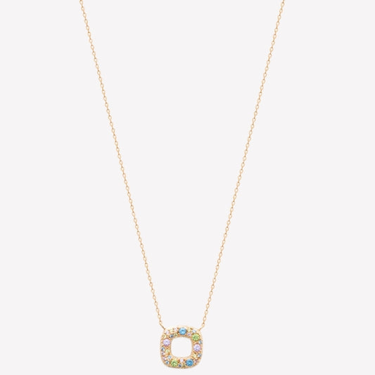 Smeraldo Kette Kette Giudecca gold grün