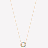 Smeraldo Kette Kette Giudecca gold grün