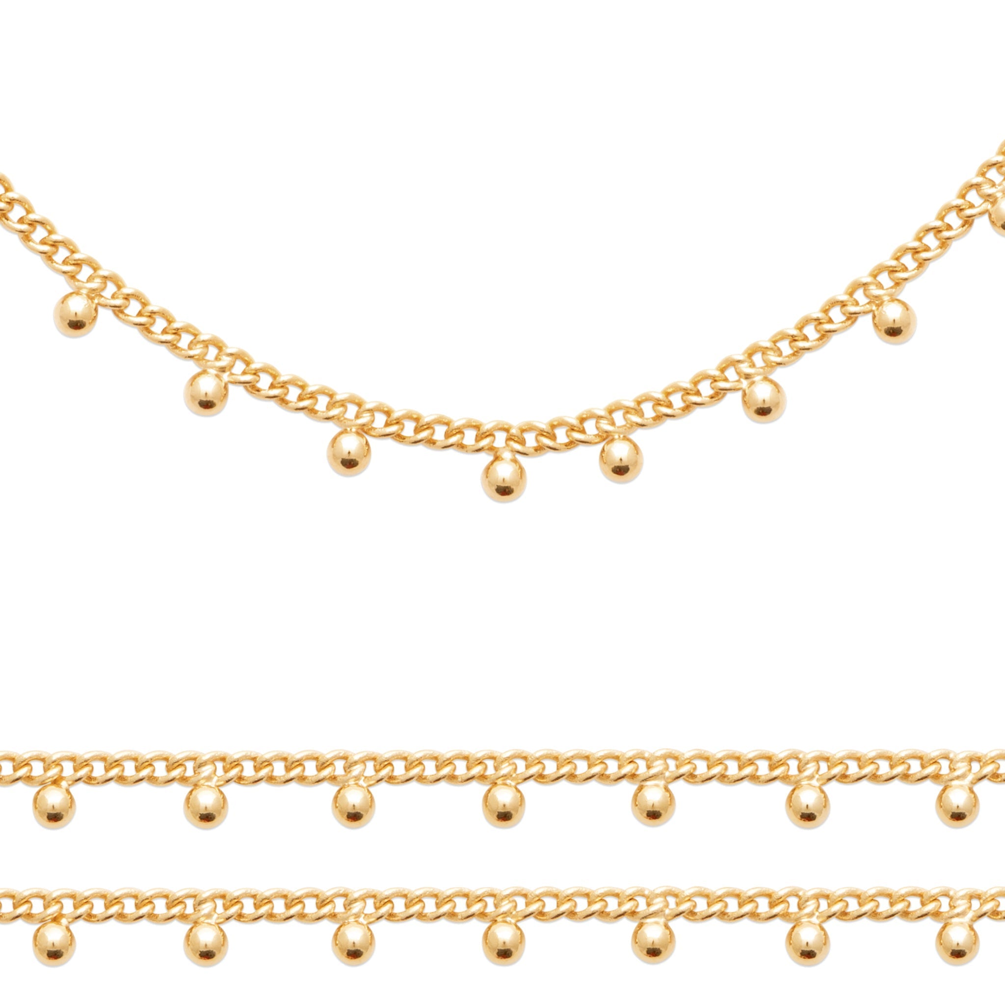 Smeraldo Kette Kette Petronella gold