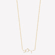 Smeraldo Kette Kette Sternbild mit Zirkoniasteinen Schütze gold