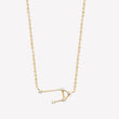 Smeraldo Kette Kette Sternbild mit Zirkoniasteinen Waage gold