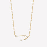 Smeraldo Kette Kette Sternbild mit Zirkoniasteinen Waage gold