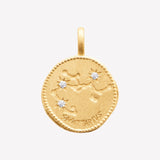 Smeraldo Kette Kette Sternzeichen mit Zirkoniasteinen Schütze gold