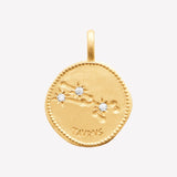 Smeraldo Kette Kette Sternzeichen mit Zirkoniasteinen Stier gold