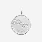 Smeraldo Kette Kette Sternzeichen mit Zirkoniasteinen Stier silber
