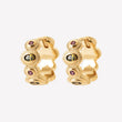 Smeraldo Kreolen Ohrringe Kreole Aloisia gold