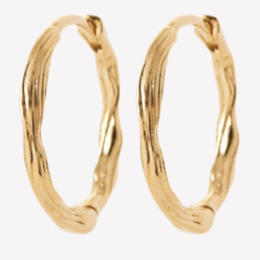 Smeraldo Kreolen Ohrringe Kreole Giacinto gold