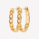 Smeraldo Kreolen Ohrringe Kreole Liliana klein gold