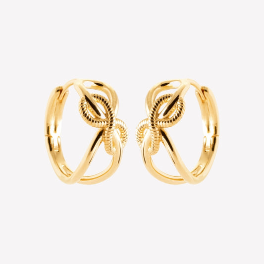 Smeraldo Kreolen Ohrringe Kreole Milva gold