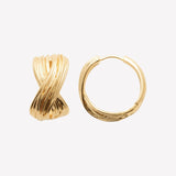 Smeraldo Kreolen Ohrringe Kreole Virna gold