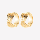 Smeraldo Kreolen Ohrringe Kreole Virna gold