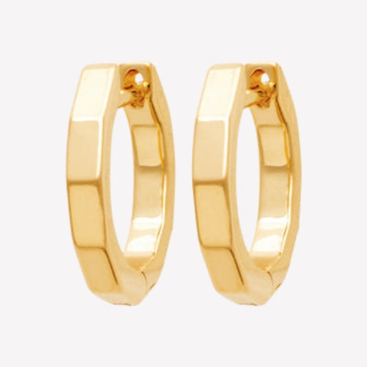 Smeraldo Kreolen Ohrringe Kreole Vite Gold