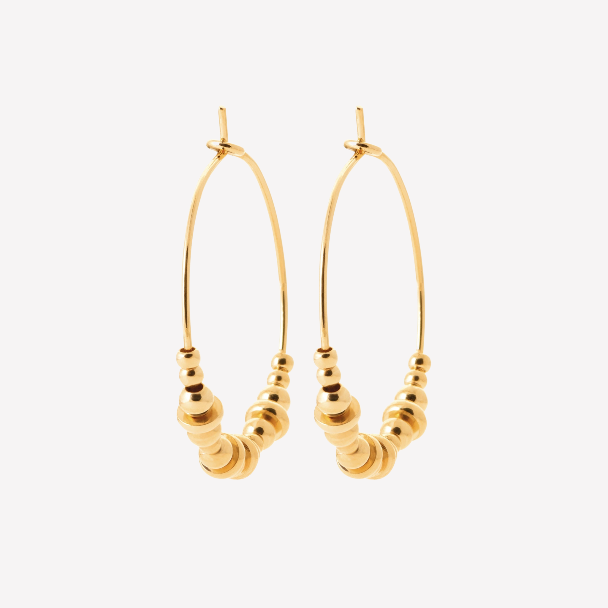 Smeraldo Kreolen Ohrringe Kreolen Emiliana gold
