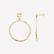 Smeraldo Kreolen Ohrringe Ohrringe Elda gold